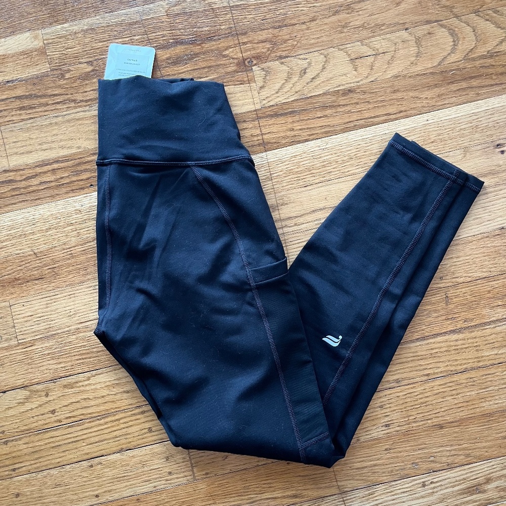 Fabletics Black On the Go High Waisted Legging XS Short